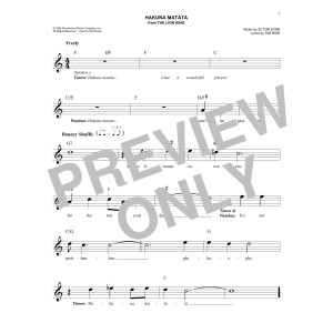 Hakuna Matata (from The Lion King)