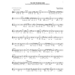 You Are The Music In Me (from High School Musical 2)
