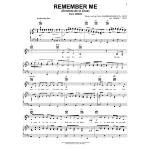 Remember Me (Ernesto de la Cruz) (from Coco)