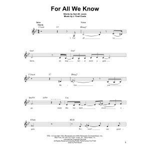For All We Know