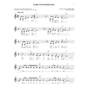 Blame It On The Bossa Nova