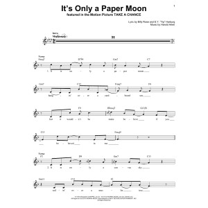 It's Only A Paper Moon