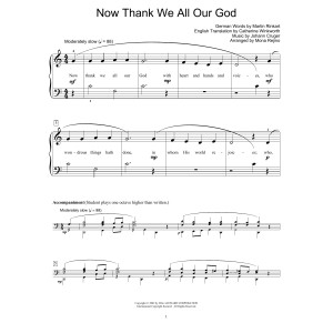 Now Thank We All Our God