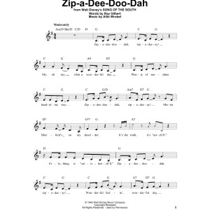 Zip-A-Dee-Doo-Dah (from Song Of The South)