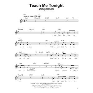 Teach Me Tonight