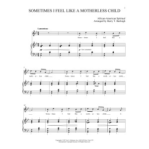Sometimes I Feel Like A Motherless Child