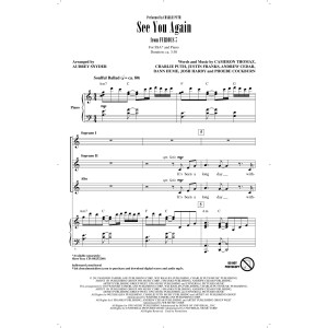See You Again (feat. Charlie Puth) (arr. Audrey Snyder)