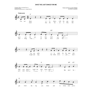 Save The Last Dance For Me