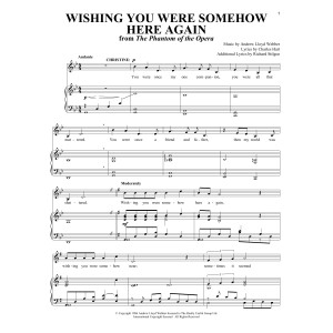 Wishing You Were Somehow Here Again (from The Phantom Of The Opera)