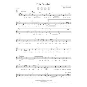Feliz Navidad (from The Daily Ukulele) (arr. Liz and Jim Beloff)