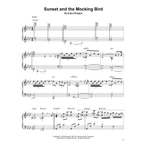 Sunset And The Mocking Bird