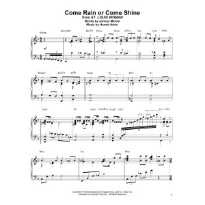 Come Rain Or Come Shine