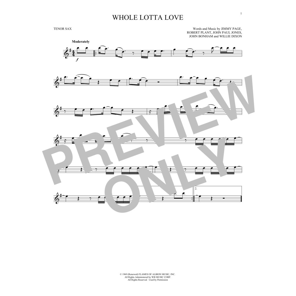 Whole Lotta Love