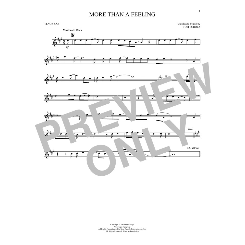 More Than A Feeling