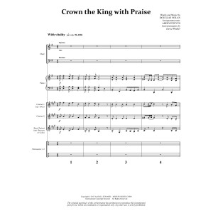 Crown the King with Praise - Full Score