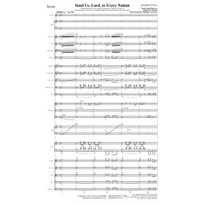 Send Us, Lord, to Every Nation - Full Score
