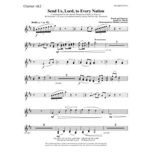 Send Us, Lord, to Every Nation - Bb Clarinet 1 & 2