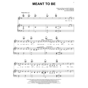 Meant To Be (feat. Florida Georgia Line)