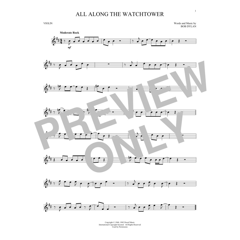All Along The Watchtower