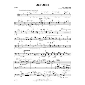 October - Cello (arr. Paul Lavender)