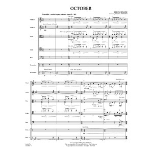 October - Full Score (arr. Paul Lavender)
