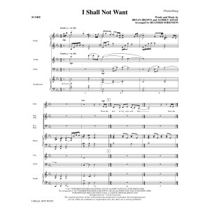 I Shall Not Want - Full Score