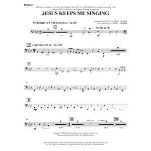 Jesus Keeps Me Singing - Bassoon