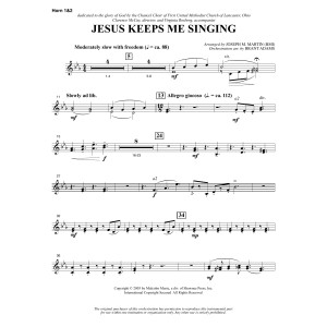 Jesus Keeps Me Singing - F Horn 1 & 2