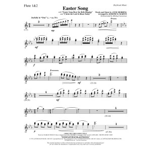 Easter Song (with Christ The Lord Is Risen Today) - Flute 1 & 2