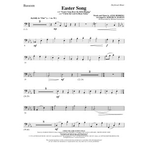 Easter Song (with Christ The Lord Is Risen Today) - Bassoon