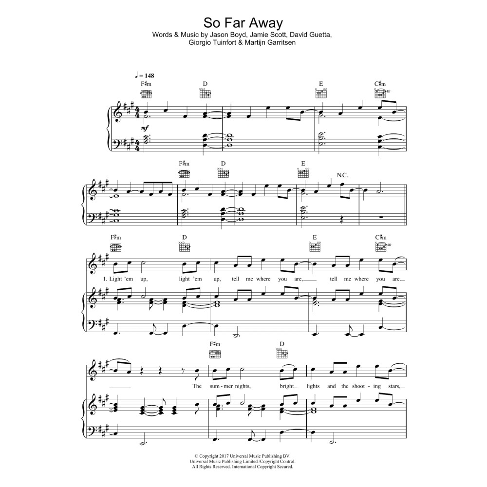 So Far Away (featuring Jamie Scott and Romy Dya)