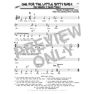 One For The Little Bitty Baby (Go Where I Send Thee)