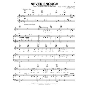 Never Enough (from The Greatest Showman)