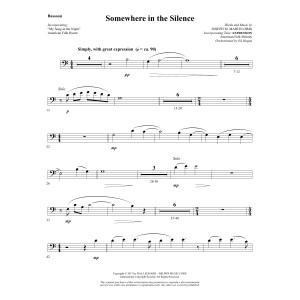 Somewhere in the Silence - Bassoon