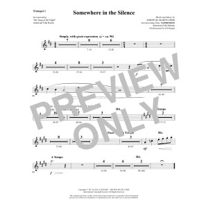 Somewhere in the Silence - Bb Trumpet 1