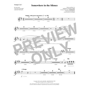 Somewhere in the Silence - Bb Trumpet 2,3