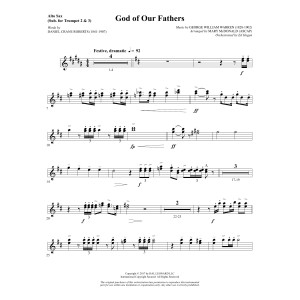God of Our Fathers - Alto Sax (sub. Trumpet 2-3)
