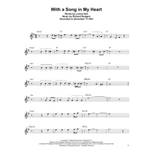 With A Song In My Heart