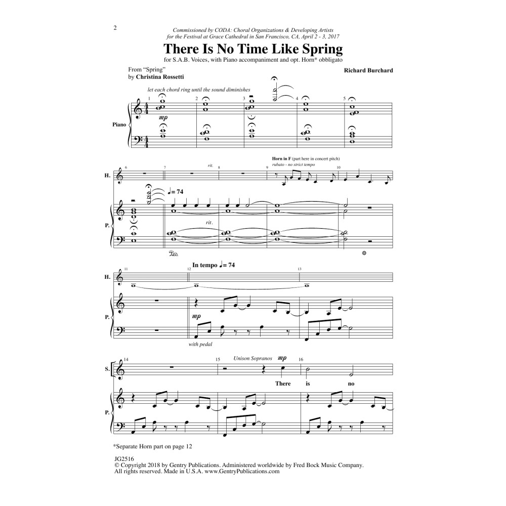 There Is No Time like Spring