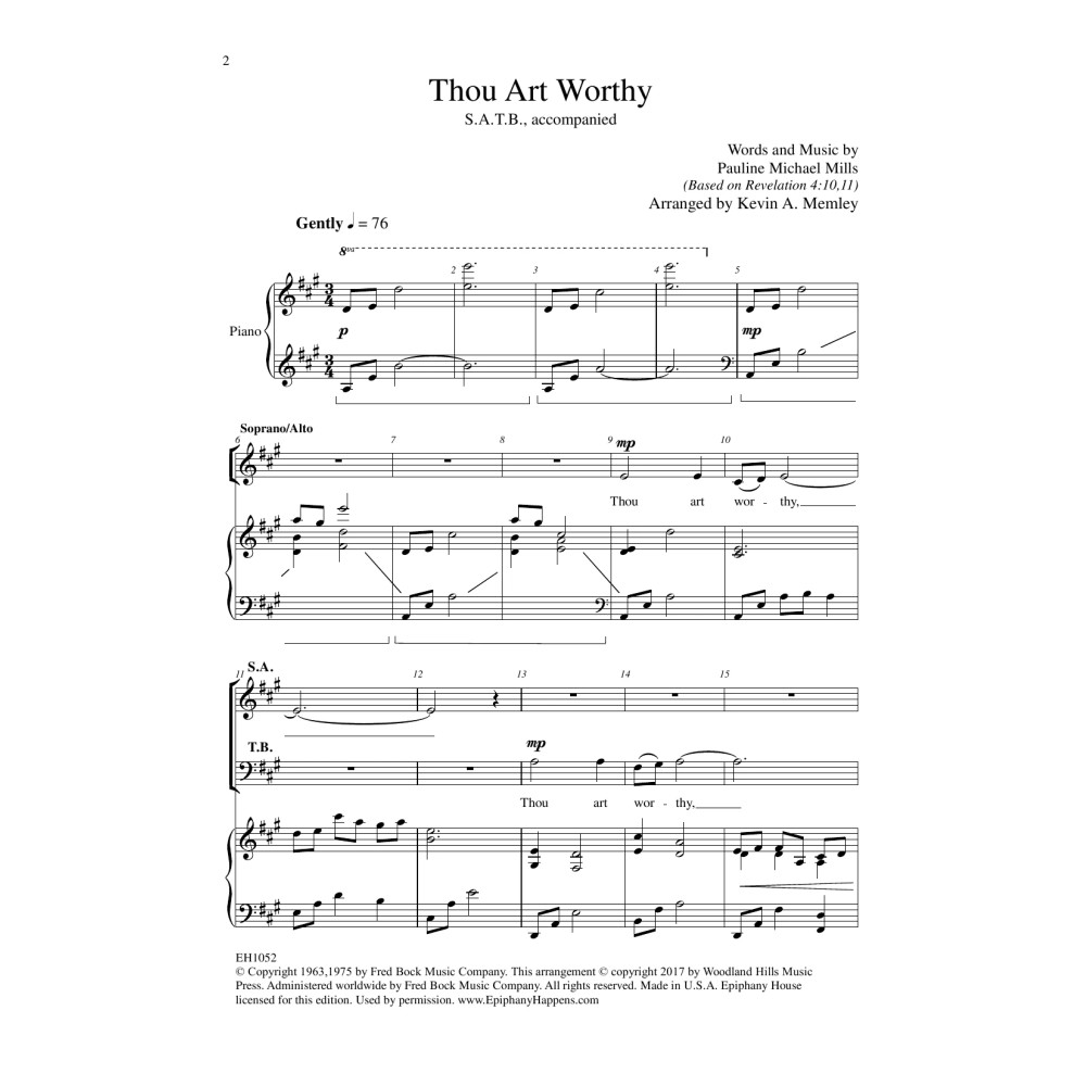 Thou Art Worthy