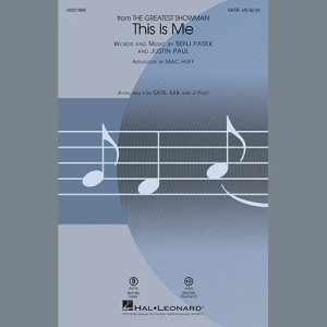 This Is Me (from The Greatest Showman) (arr. Mac Huff) - Bb Tenor Saxophone
