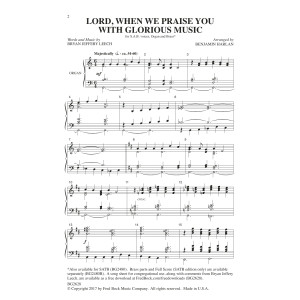 Lord, When We Praise You with Glorious Music