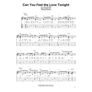 Can You Feel The Love Tonight (from The Lion King)