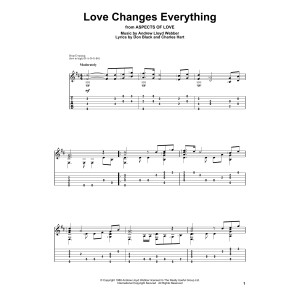 Love Changes Everything (from Aspects of Love)