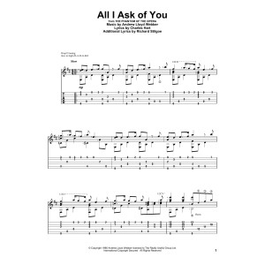 All I Ask Of You (from The Phantom Of The Opera)