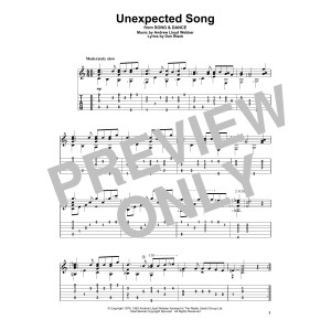 Unexpected Song (from Song & Dance)