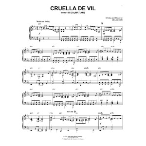 Cruella De Vil [Jazz version] (from 101 Dalmatians)