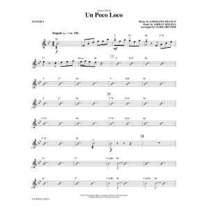 Un Poco Loco (from Coco) (arr. Mark Brymer) - Guitar 1
