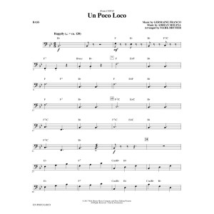 Un Poco Loco (from Coco) (arr. Mark Brymer) - Bass