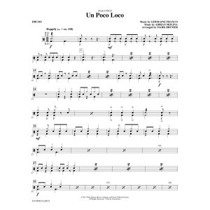 Un Poco Loco (from Coco) (arr. Mark Brymer) - Drums